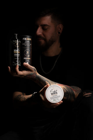 The Kit -  FixDerm - Tattoo Healing Bandage -Matte Version + Soafix Water + Super White Petroleum Jelly