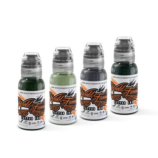 World Famous Tattoo Ink -  Expired product - Sold at a special price - Damian Gorski Sinful Spring Set 4pc - 120ml